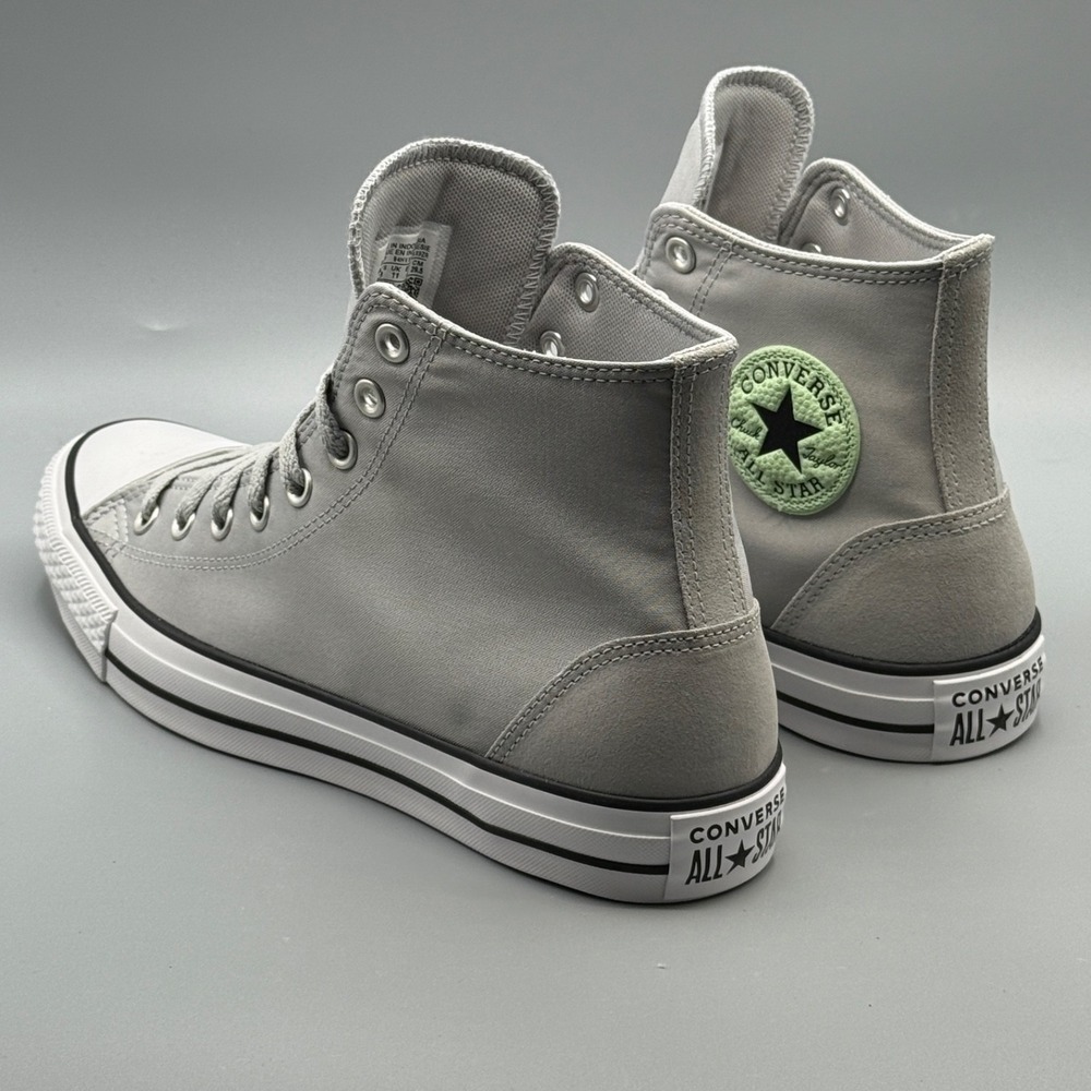 Converse Men's 6 Sneakers Grey Sour Glow Polyester Suede Hi Women's 8 A10497F - Picture 13 of 13